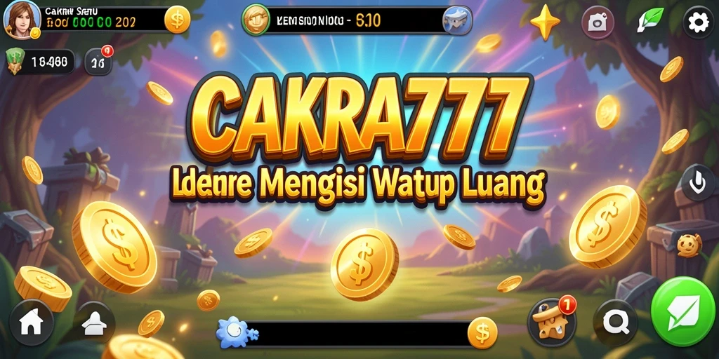Screenshot utama CAKRA777 menampilkan gameplay menarik dan visual yang memukau.
