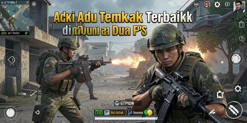 Gameplay menegangkan GTPIDN dalam aksi FPS.