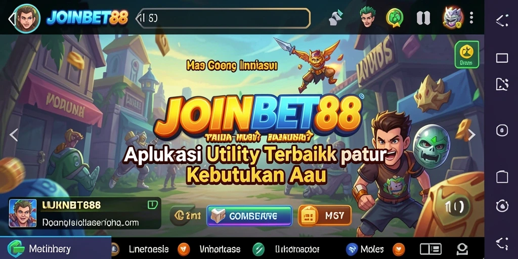 Tampilan antarmuka <strong>JOINBET88</strong> yang ramah pengguna dan intuitif.
