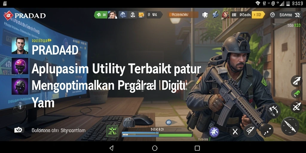 Tampilan antarmuka PRADA4D yang intuitif dan menarik