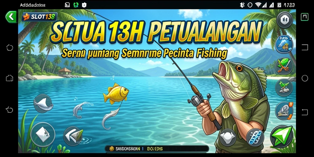 Tampilan gameplay SLOT138 yang menarik dengan aksi memancing seru.