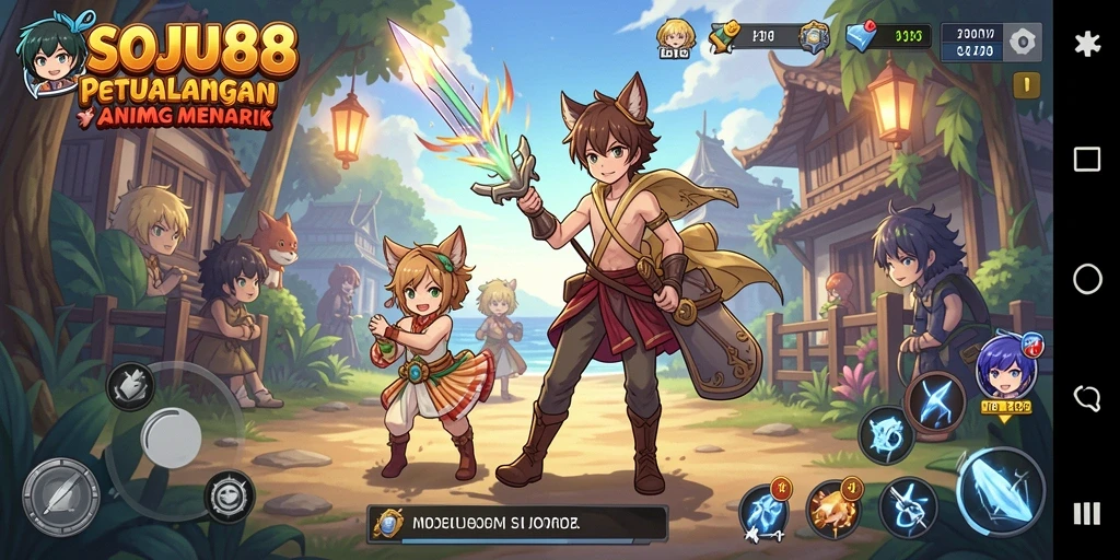 Tampilan gameplay <strong>SOJU88</strong> yang memukau dan seru.