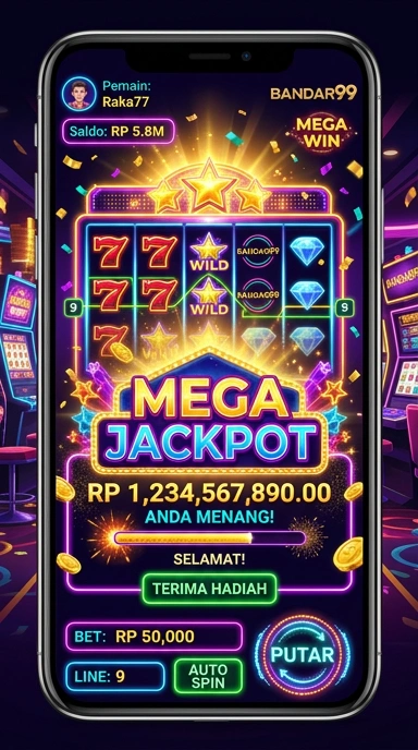 Screenshot dari aplikasi yang menunjukkan fitur unggulan bandar99.